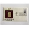 Image 1 : Savings and Loans Associations 150th Anniversary Gold Stamp Replica First Day Cover