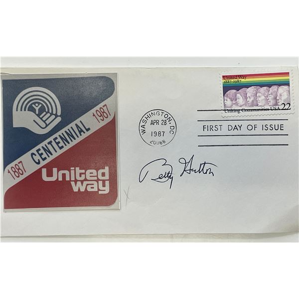 Betty Hutton signed cover