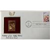 Image 1 : Wildlife of Our Fifty States Black Footed Ferret Gold Stamp Replica First Day Cover