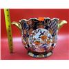 Image 2 : VTG Asian Porcelain Planter w/ Gold Trim