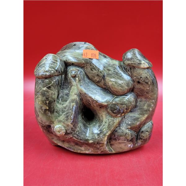 VTG 1970s Signed Erotica Stone Sculpture