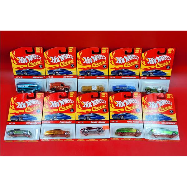 Lot Of 10 Sealed Miscellaneous Hot Wheels Classics