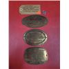Image 1 : Copper/Brass Railway (LMSR & GWR) & Air Craft Carrier (HMS Hercules) Plaques In Excellent Condition