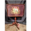 Image 1 : Victorian Needlepoint Fire Screen Tilt Top Table