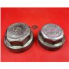 Image 1 : 2 Original 1920s McLaughlin Buick Axle Dust Cover Grease Hubcaps