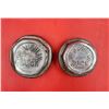 Image 2 : 2 Original 1920s McLaughlin Buick Axle Dust Cover Grease Hubcaps