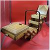 Image 2 : VTG Wooden Sewing Box