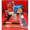 Image 1 : Assorted Tools, Mastercraft Garnet Sandpaper, & Cleaning Cloths