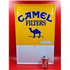 Image 1 : Embossed Tin Camel Fliters Advertising Sign
