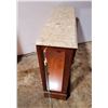 Image 2 : Lighted Display Cabinet w/ Marble Top
