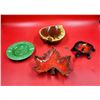 Image 1 : 4 VTG Pottery Ashtrays