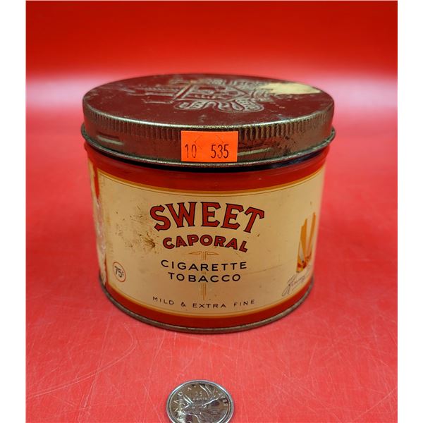 VTG Sweet Caporal Cigarette Tobacco Tin