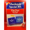Image 1 : VTG Macdonald Special 30's Cigarettes Cardboard Advertising
