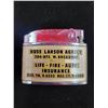 Image 2 : VTG Hamilton Deluxe "Russ Larson Agency" Advertising Lighter Made in Japan