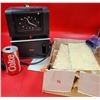 Image 1 : Lathem Punch Clock, Time Cards, & Ink Cartridge