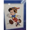Image 2 : Disney Photo Frames, Plates, Needlepoint Pinocchio Picture, & More