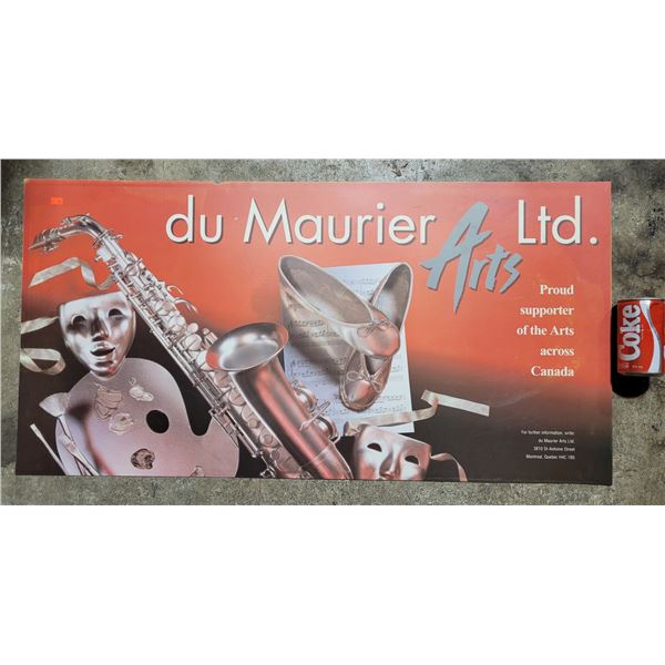 VTG Du Maurier Arts Advertising Sign