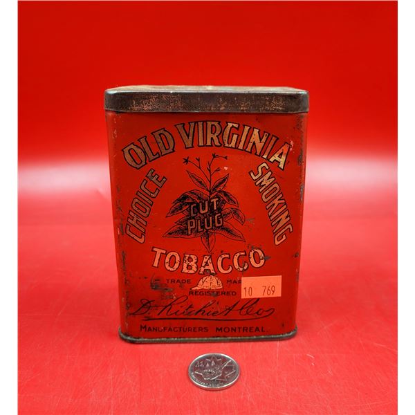 VTG Old Virginia Tobacco Tin