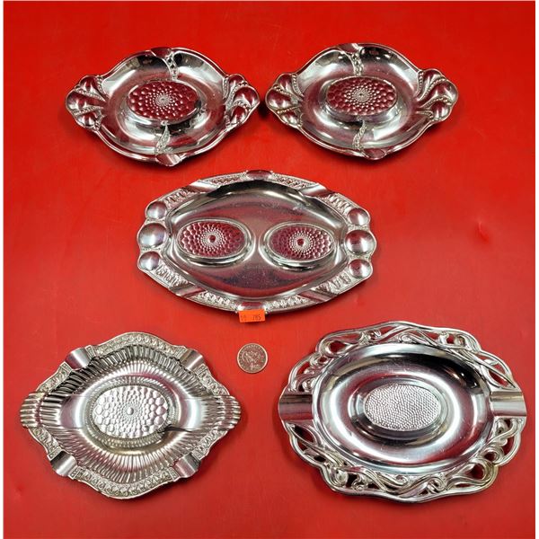 MCM Stainless Steel Ashtrays  Lot