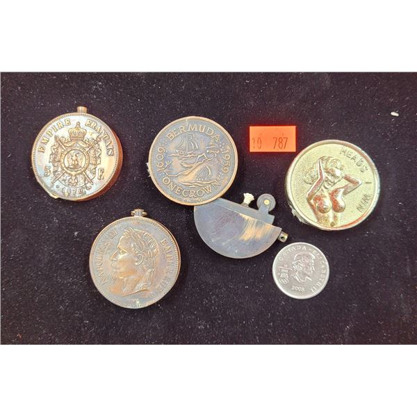 VTG Coin Lighter Lot