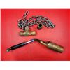Image 1 : Chain, Brass Fittings, & Blow Torch Attachment
