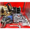 Image 1 : Assorted Tool Lot w/ Vacuum, Sockets, & Steinel Heat Gun