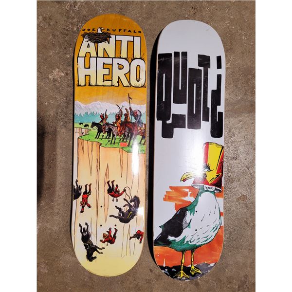 Joe Buffalo & QUOI Skateboard Decks