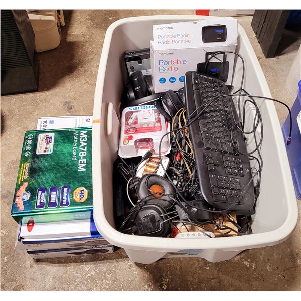 M3A78-EM  Mother Board, Keyboards, Portable Radio, Batteries & Electronics Lot