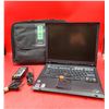 Image 1 : IBM ThinkPad Laptop w/ Case & Cord