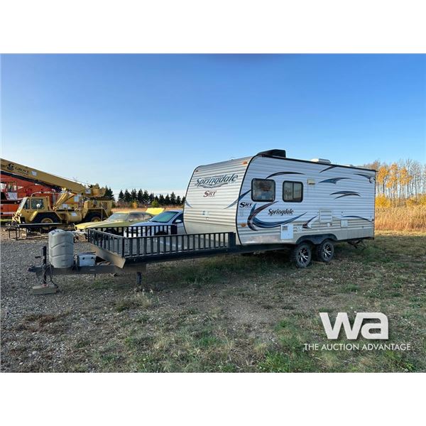 2014 SPRINGDALE SRT 19 FT. T/A TRAVEL TRAILER