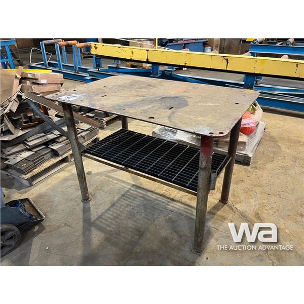 2 1/2 X 4 FT. STEEL WELDING TABLE