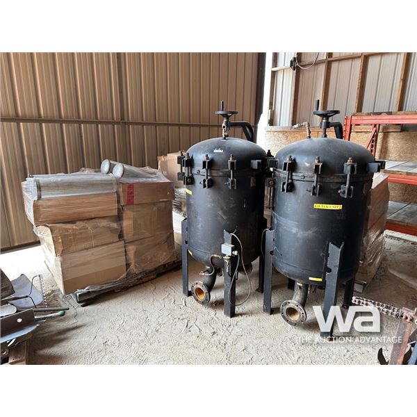 (2) FILTER POTS C/W EXTRA FILTERS