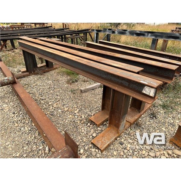 (3) 13.5 FT I-BEAM STEEL RACKS