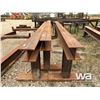 Image 3 : (3) 13.5 FT I-BEAM STEEL RACKS
