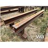 Image 2 : (2) 12 FT. I-BEAM STEEL RACKS
