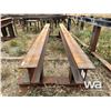 Image 3 : (2) 12 FT. I-BEAM STEEL RACKS