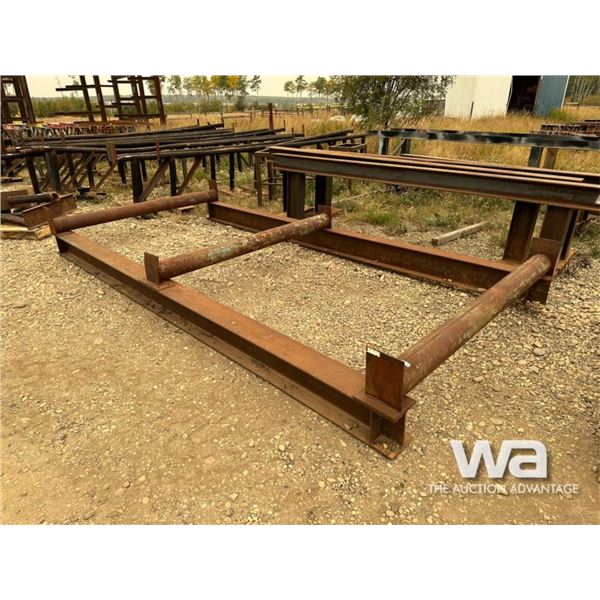 STEEL SKID WITH I-BEAM BASE