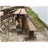 Image 3 : (2) I-BEAM 7.5 FT. STEEL STANDS, (1) SHORT STAND
