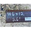 Image 3 : (1) PC W6X12  26 FT. LENGTH I-BEAM