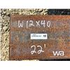 Image 4 : (1) PC W12X40  22 FT. LENGTH