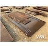 Image 1 : 1/4" PLATE STEEL 5X10 FT. & MISC. 1/4"