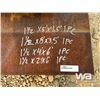 Image 2 : 1 1/2" MISC. PLATE STEEL PIECES