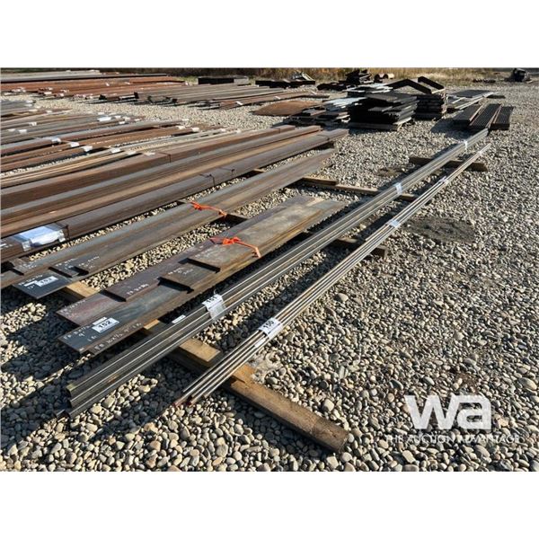 (6) PCS SQUARE STEEL TUBING