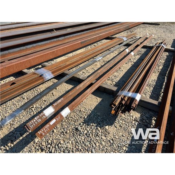 (6) PCS 3'X3'X 5/16" & 3/8" & 3/16"  20 FT. LENGTH