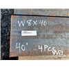 Image 3 : (4) PCS W8X40  40 FT. LENGTHS