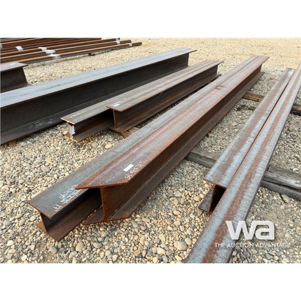 (2) PCS 12X40 X15 FT., 8X40 X 17 FT. I-BEAM
