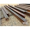 Image 3 : (2) PCS 12X40 X15 FT., 8X40 X 17 FT. I-BEAM