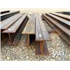 Image 4 : (2) PCS 10X33 X11 FT., 10X39 X 10 FT. I-BEAM