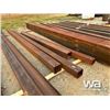 Image 6 : (4) PC  HSS 6X6,7X7,8X8X1/4",3/8"13-20 FT. LENGTHS
