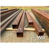 Image 7 : (4) PC  HSS 6X6,7X7,8X8X1/4",3/8"13-20 FT. LENGTHS